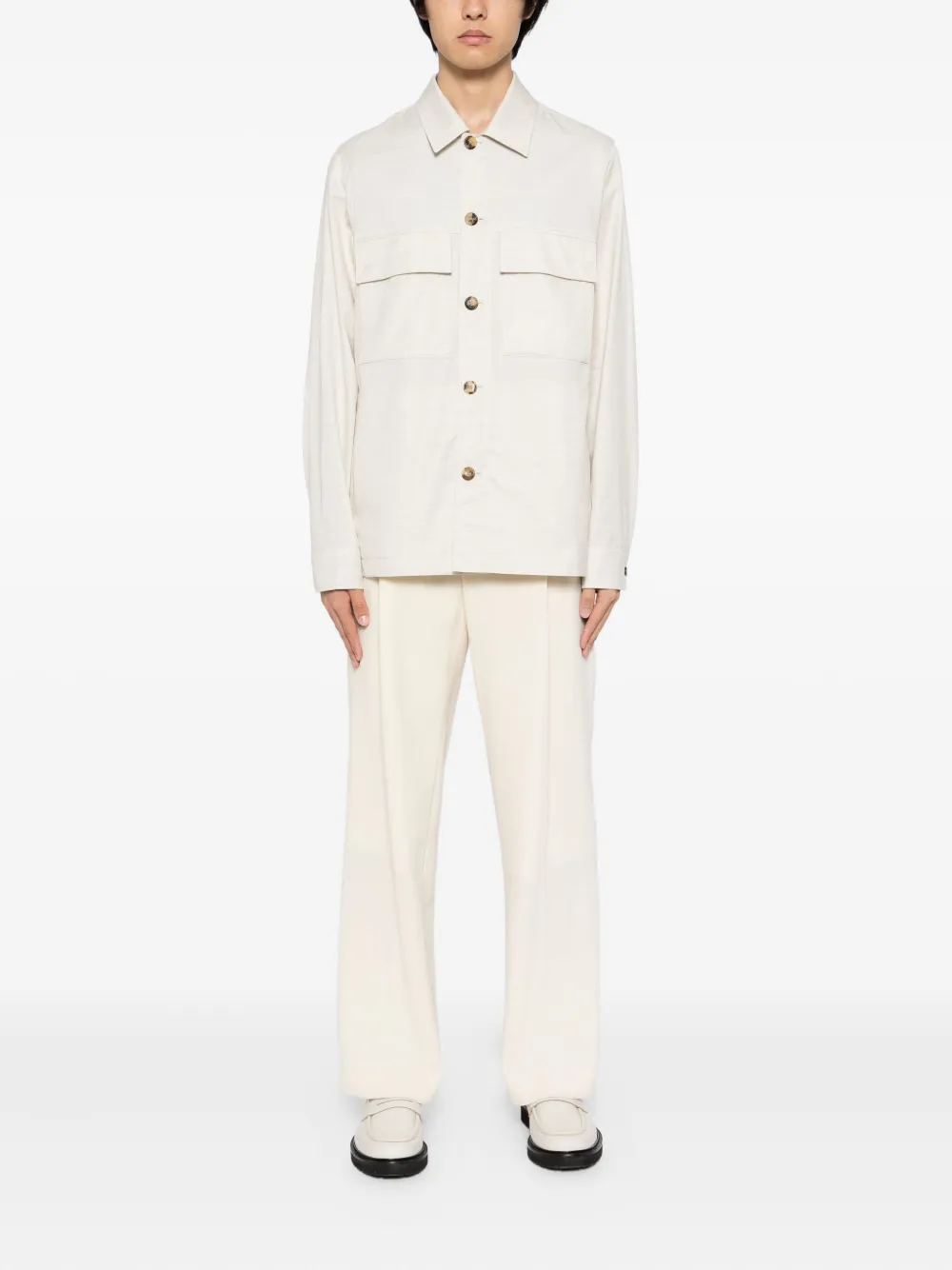 Paul Smith Katoenen overhemd - Beige