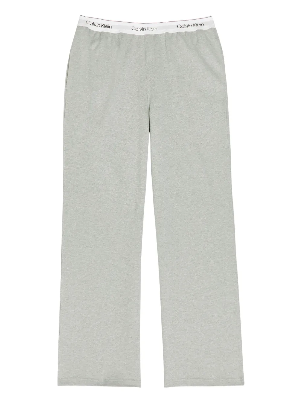 Calvin Klein logo-waistband trousers - Grigio