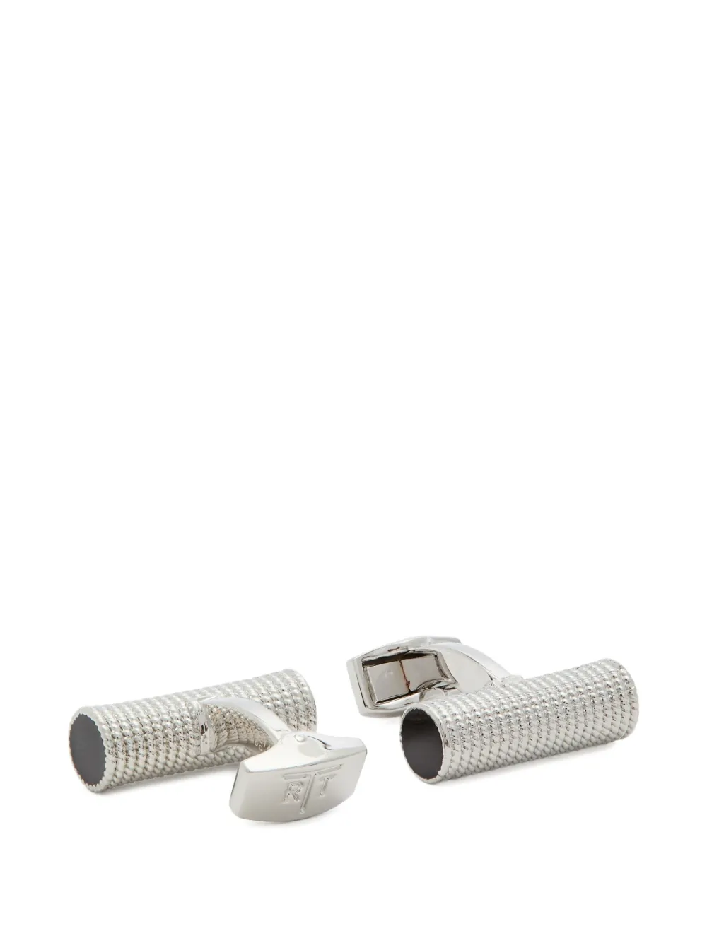 Tateossian cylinder rope cufflinks - Zilver