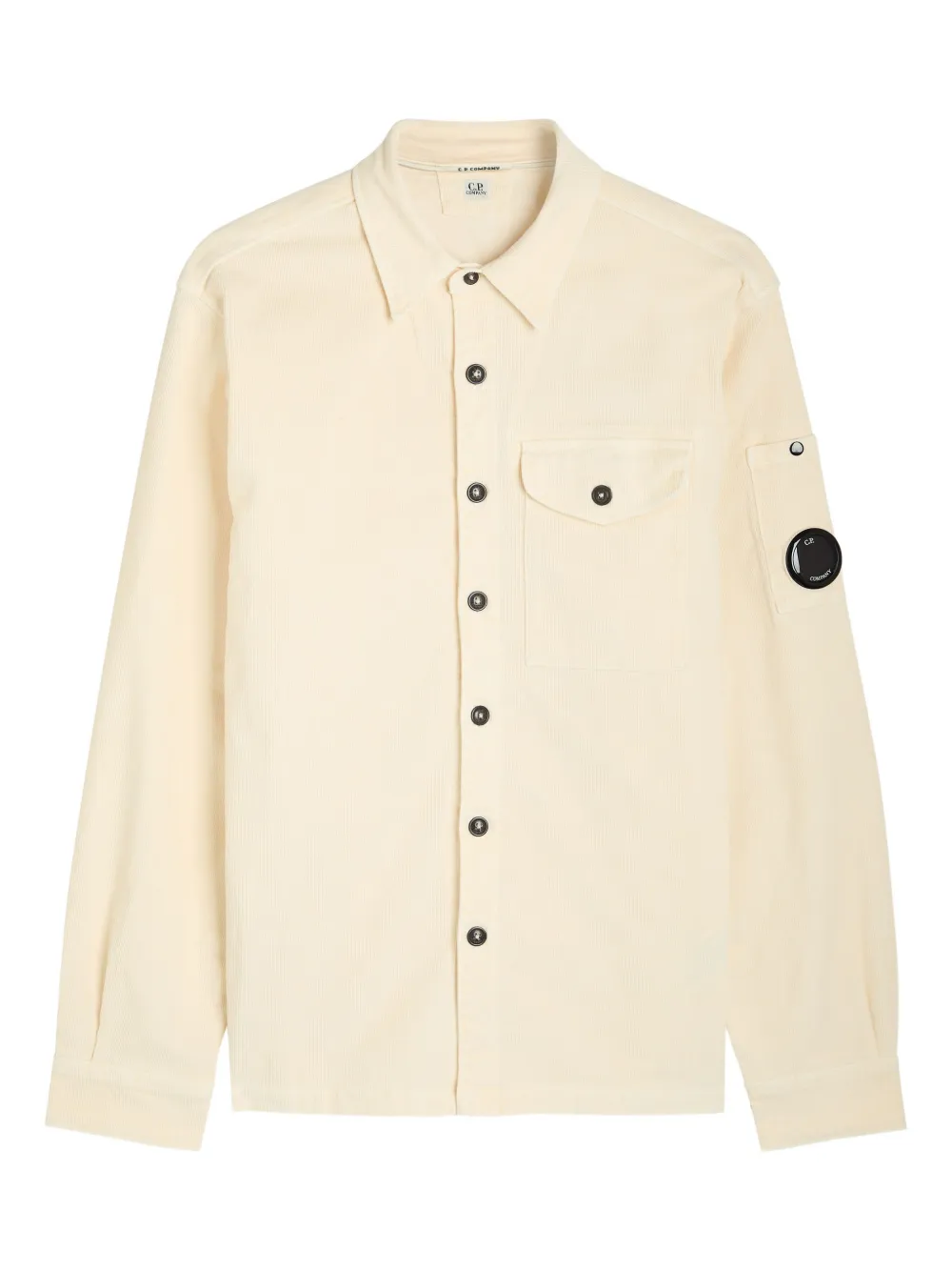 C.P. Company corduroy long-sleeved shirt - Nude