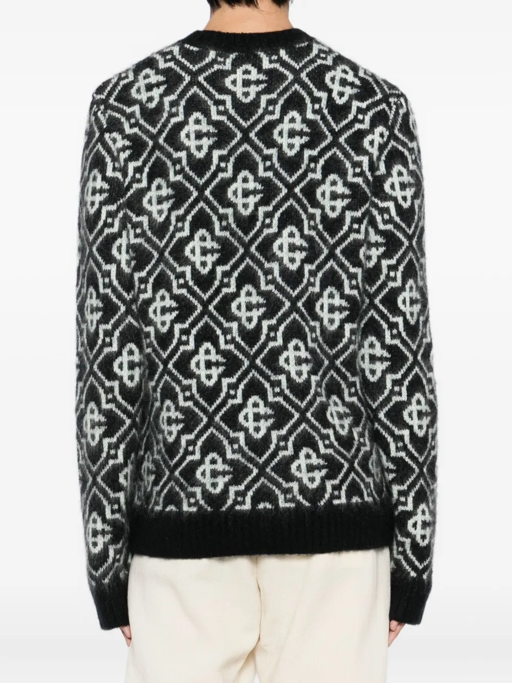 Casablanca Trui met monogram Grijs