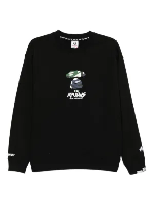 AAPE BY *A BATHING APE® crew-neck Sweater | Black | FARFETCH