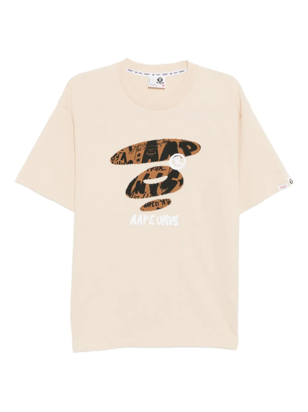 AAPE BY *A BATHING APE® playera con logo estampado | neutro | Image 1