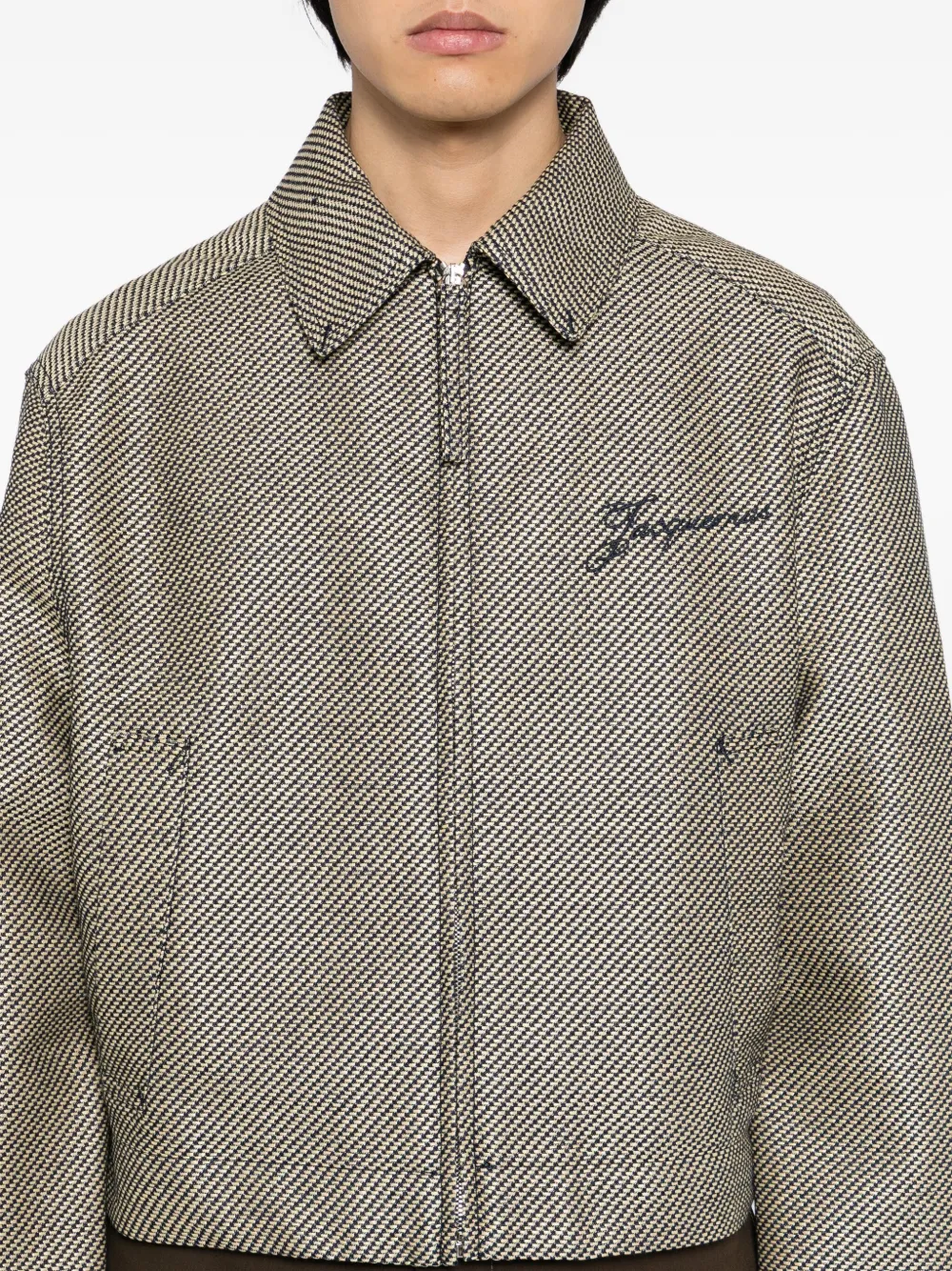 Jacquemus Canevas de-Nîmes jack Blauw