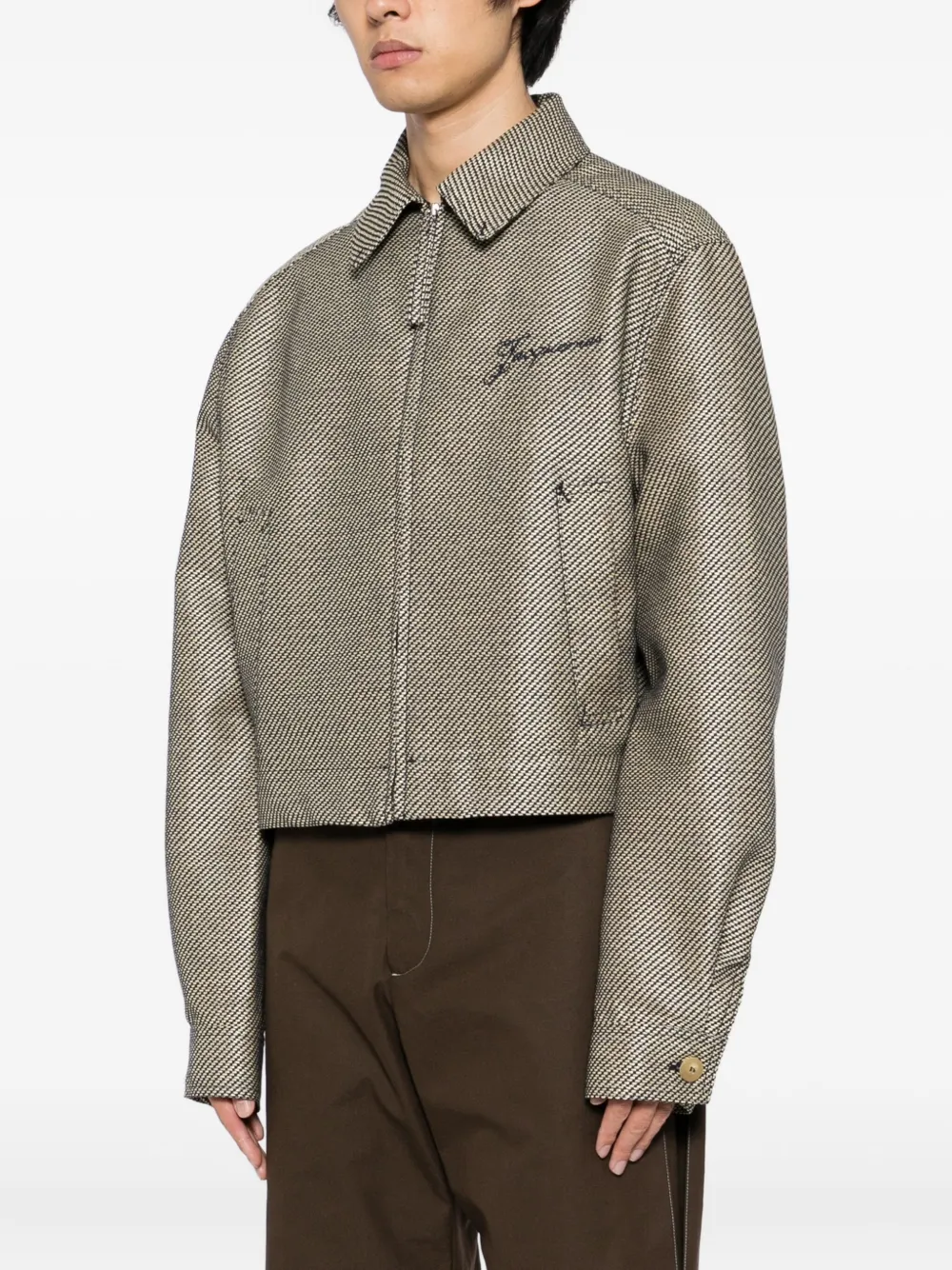 Jacquemus Canevas de-Nîmes jack Blauw