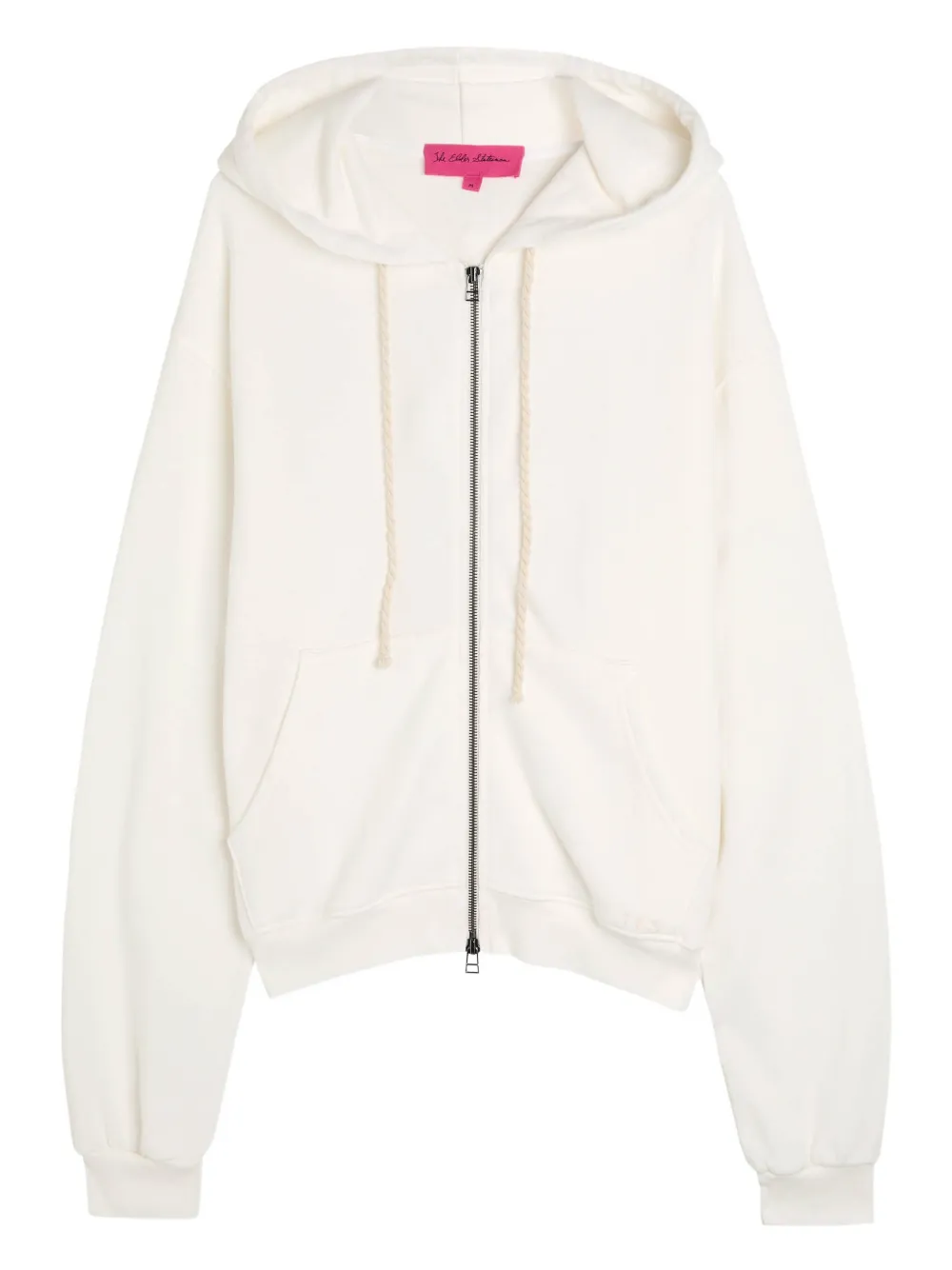 The Elder Statesman zip hooded hoodie - Neutrals