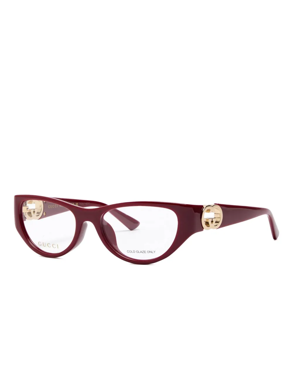 Gucci Bril met GG-logo Rood