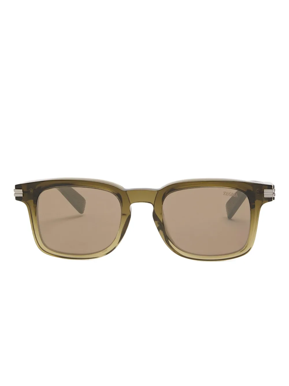 Zegna lentes de sol con armazón en D | verde | Image 1