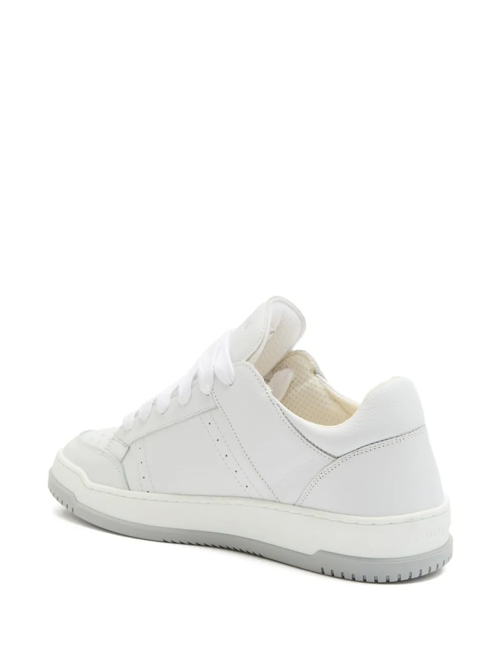 Numeris Arena Milk Leather Sneakers In White