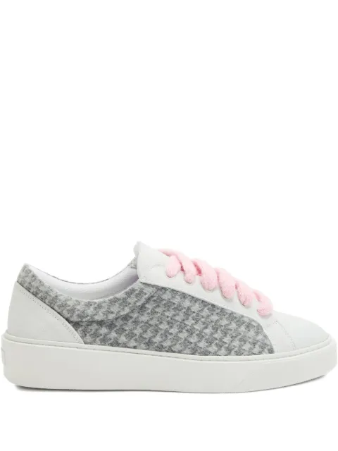 NUMERIS Signet houndstooth sneakers