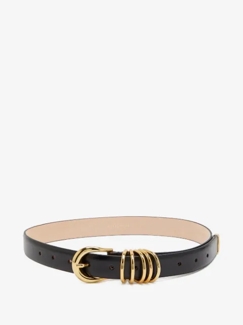 Déhanche leather belt