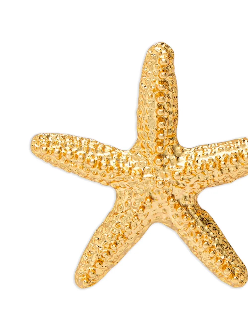 Kenneth Jay Lane Oorbellen met zeester - Goud