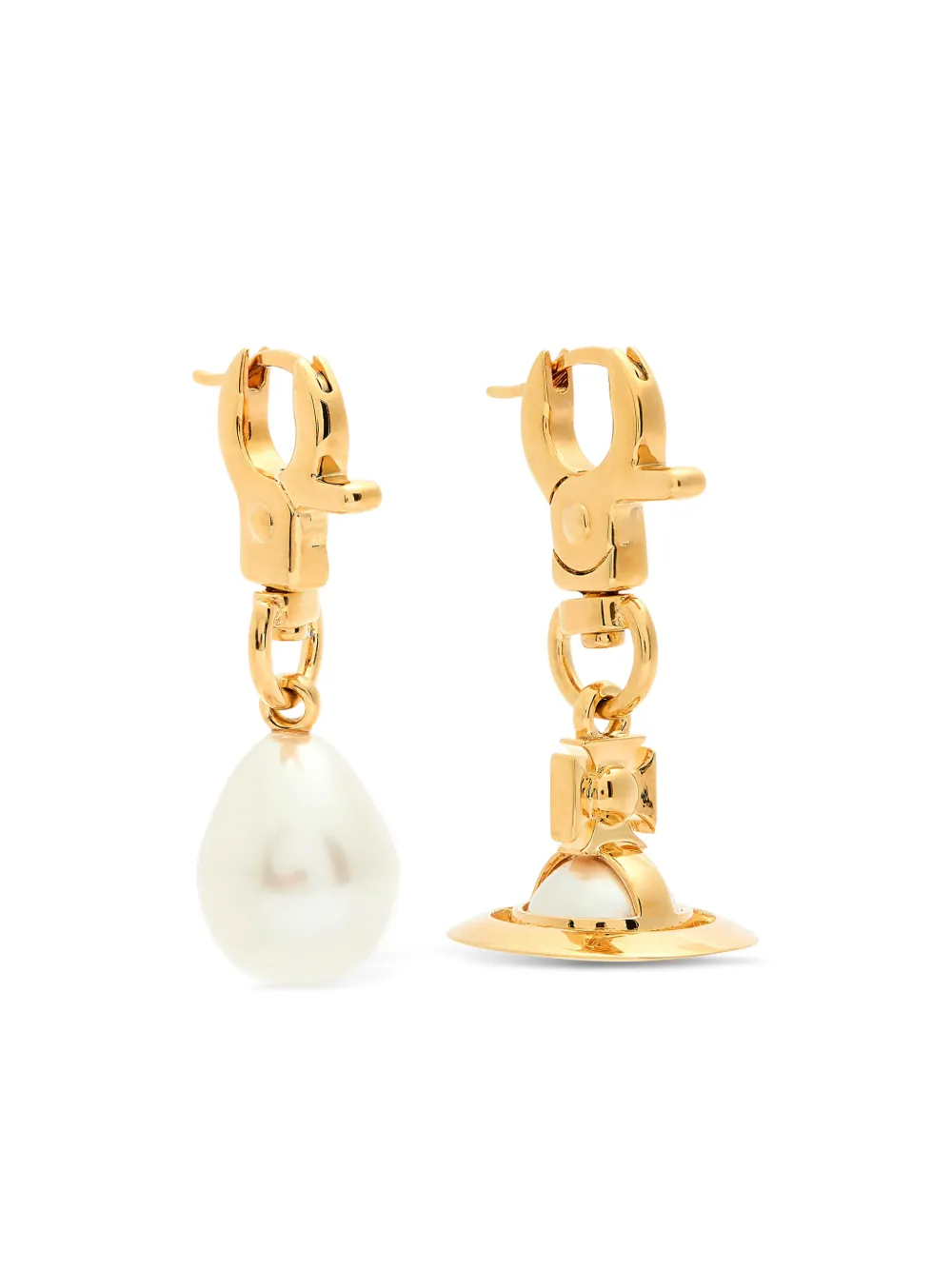Vivienne Westwood small Claude earrings - Oro