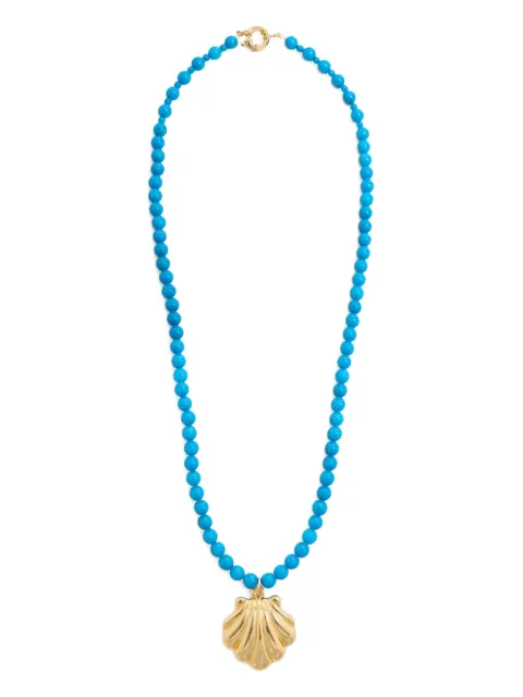 Timeless Pearly shell beaded necklace
