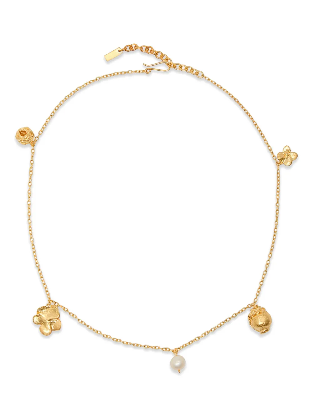 Completedworks flower.charm necklace - Oro
