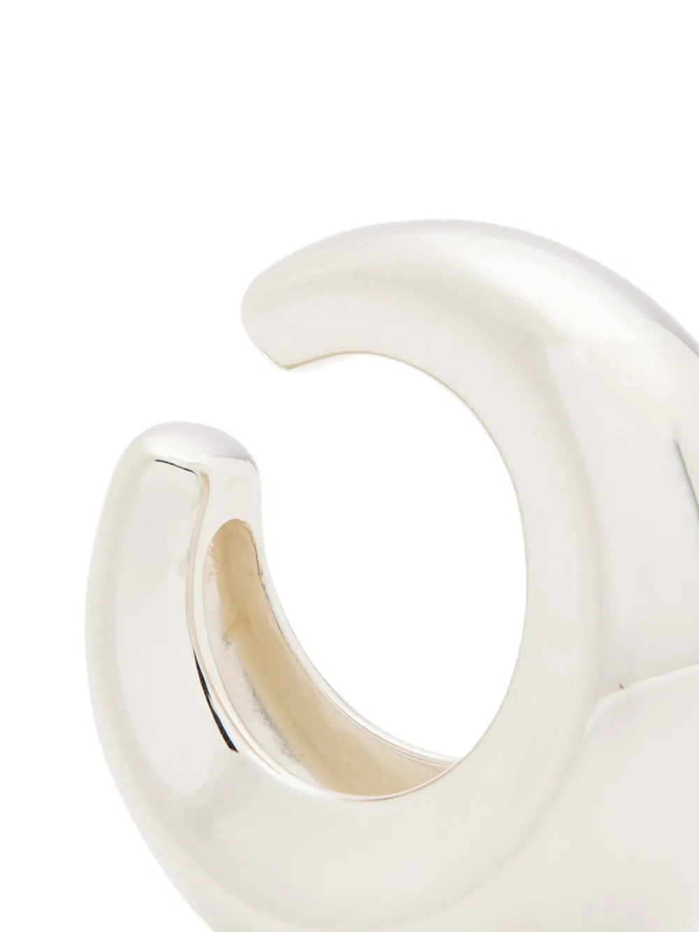 Nina Ricci Oorcuff met concave design - Zilver