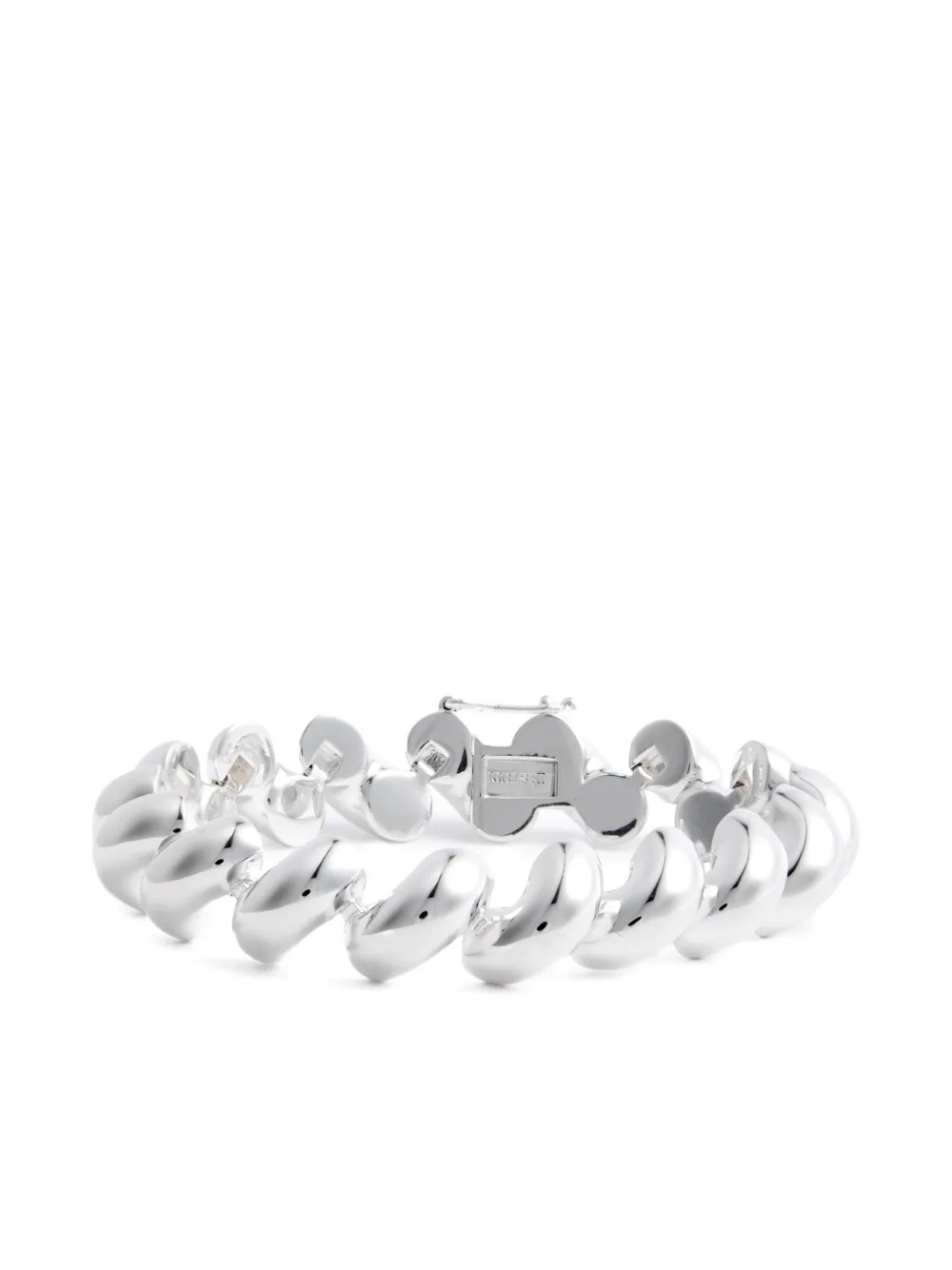 LIE STUDIO The Edith twisted design bracelet - Argento