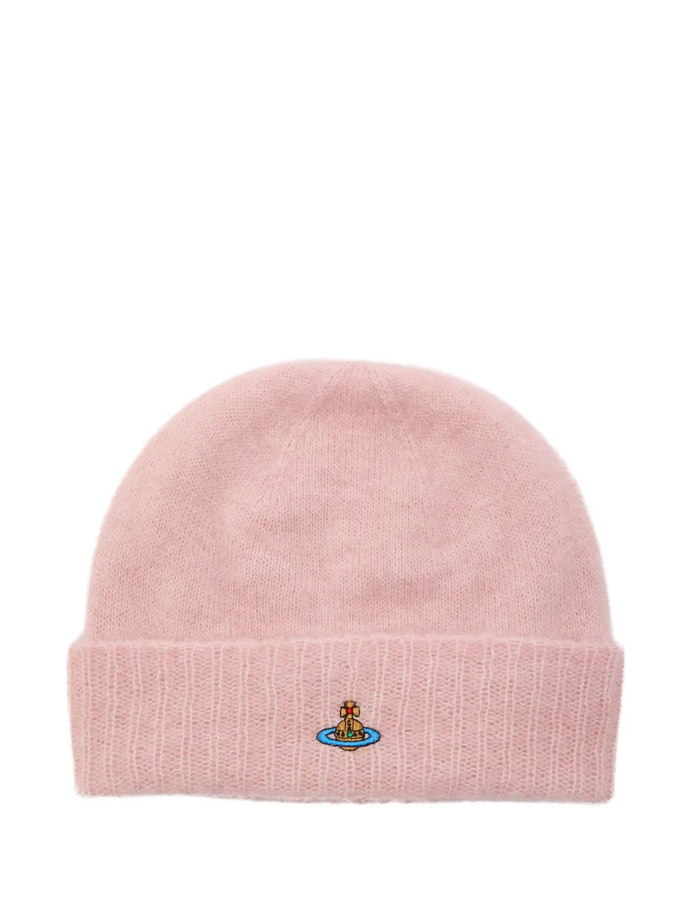 Vivienne Westwood Berretto con ricamo Orb - Rosa