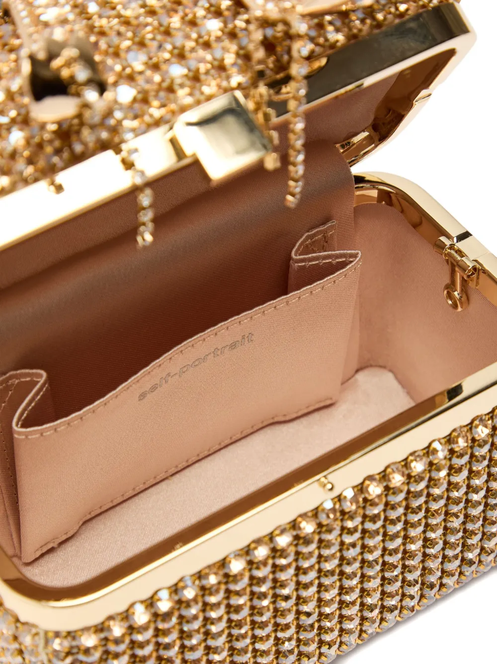 Self-Portrait bolsa mini con detalles de cristal | Image 2