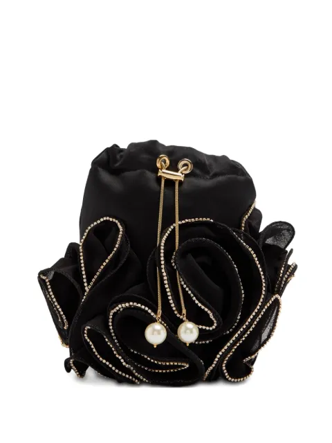 Rosantica Ruffles crystal-embellished satchel bag