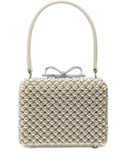 Self-Portrait mini pearl embellished  bag