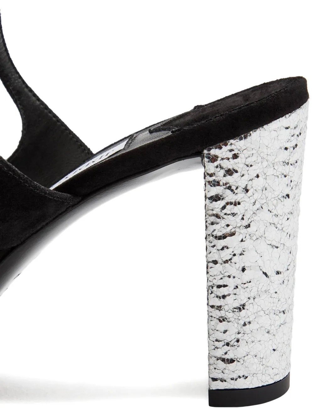 Jimmy Choo 85mm Azie Textured Sandals In Black
