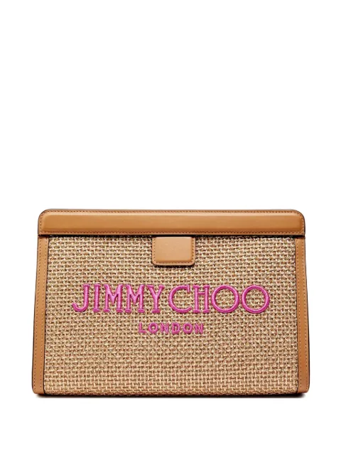 Jimmy Choo Clutch Avenue com logo