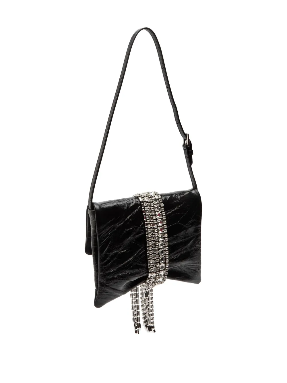 Jimmy Choo Zandra schoudertas - Zwart