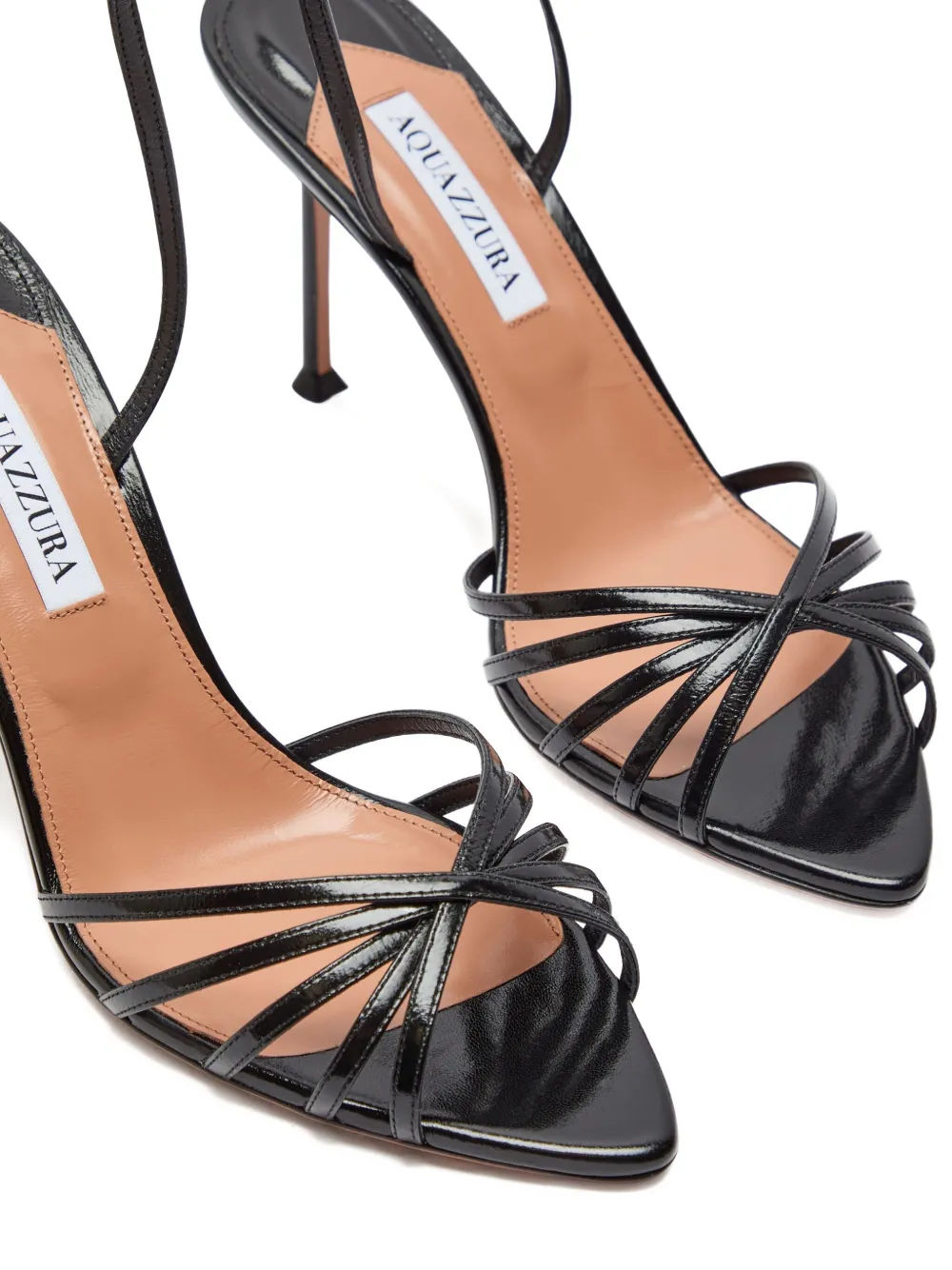 Aquazzura 85 mm Tell Me sandalen met bandjes Zwart