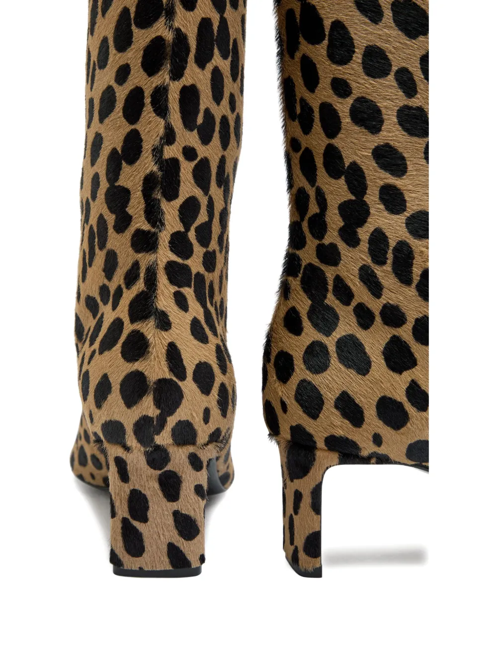 Khaite 55mm Ona Animal-print Boots In Animal Print