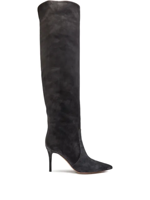 Gianvito Rossi 90mm Hansen suede over-the-knee boots