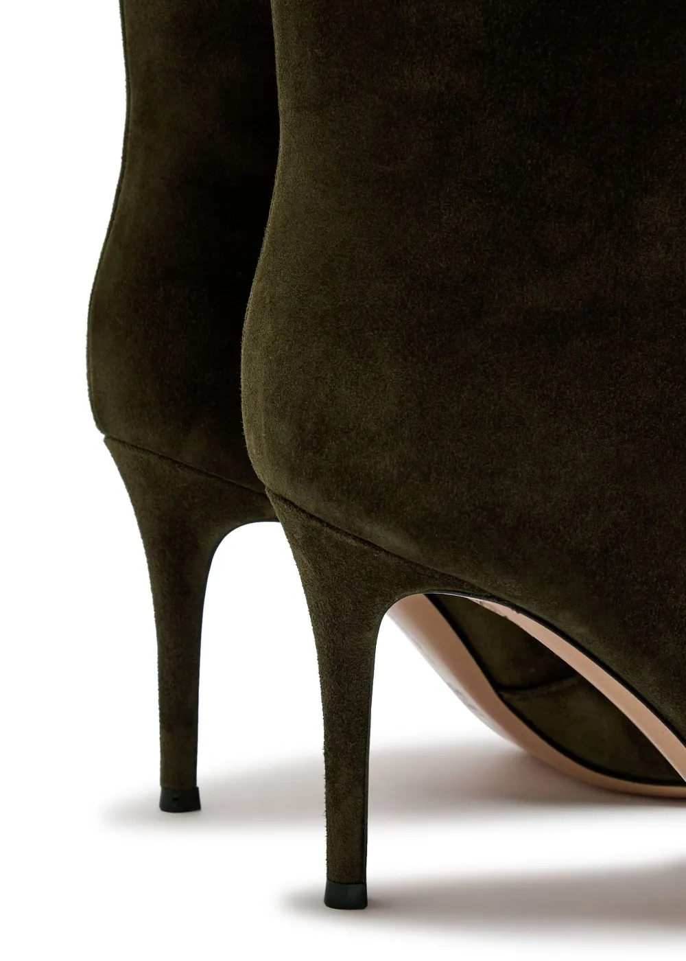 Gianvito Rossi 90 mm Hansen suède overknee laarzen Groen