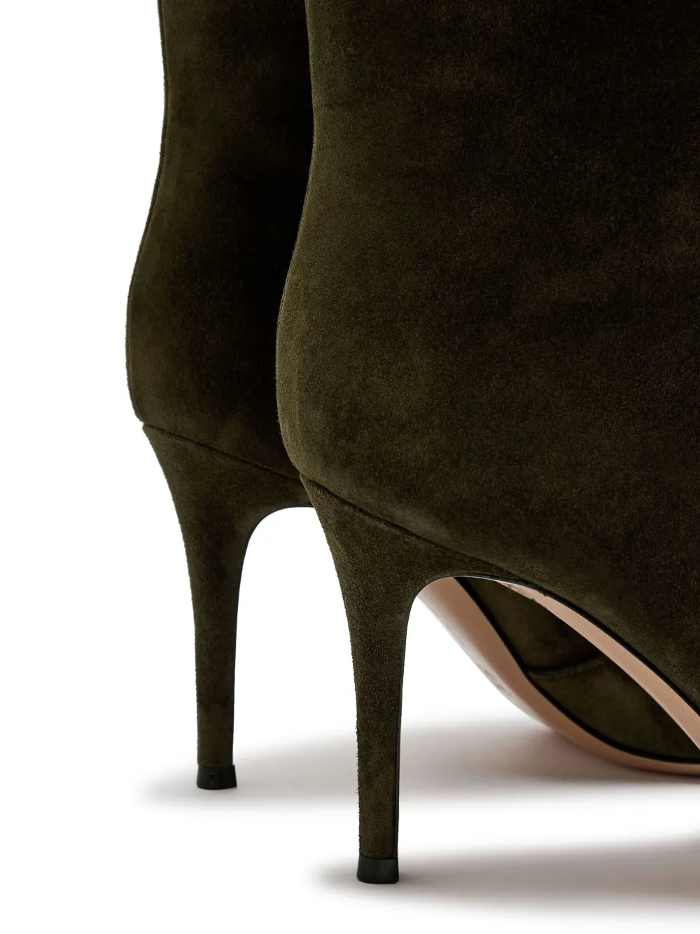 Gianvito Rossi 90 mm Hansen suède overknee laarzen Groen