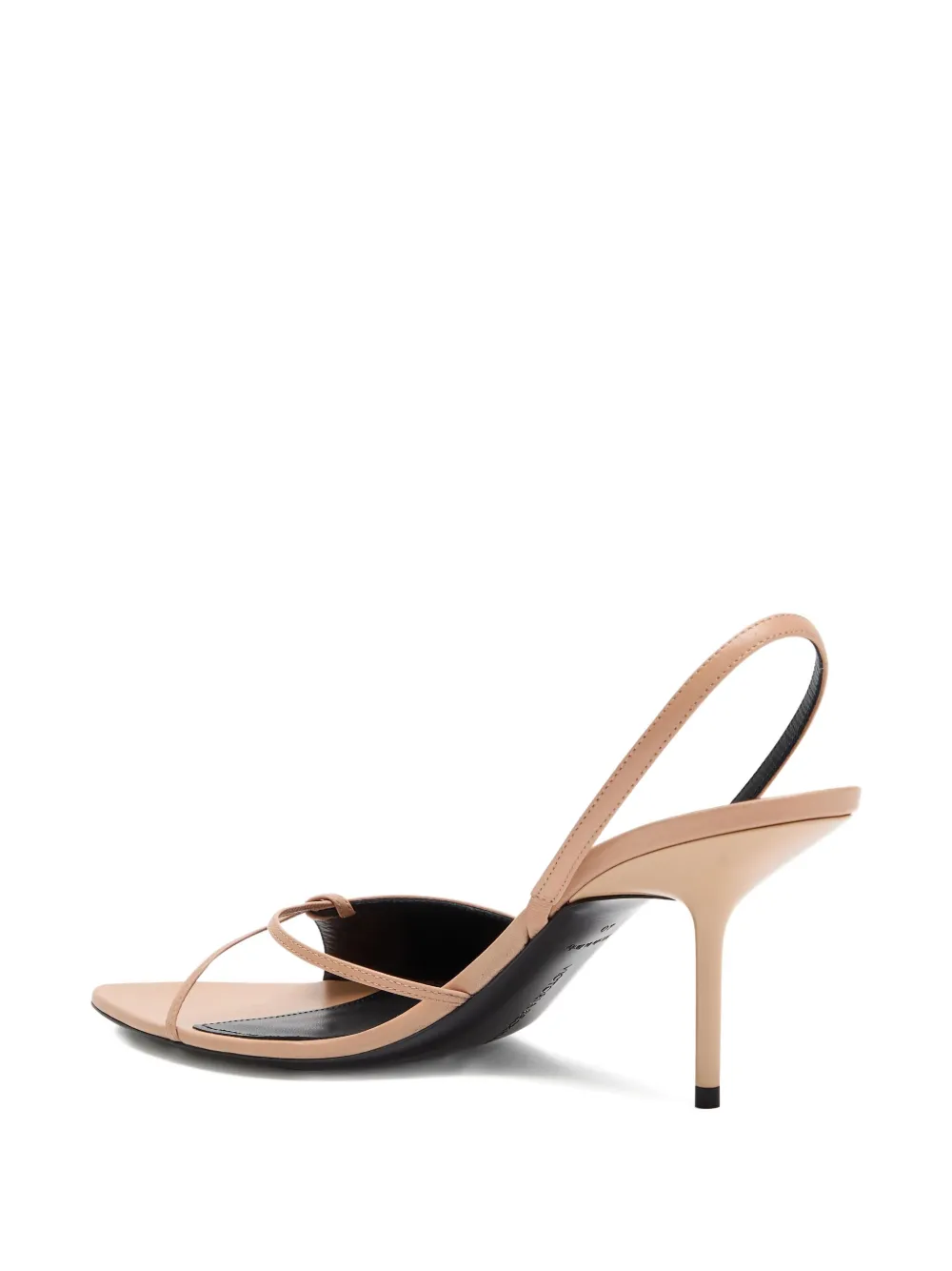 Victoria Beckham 75mm leather sandals Beige