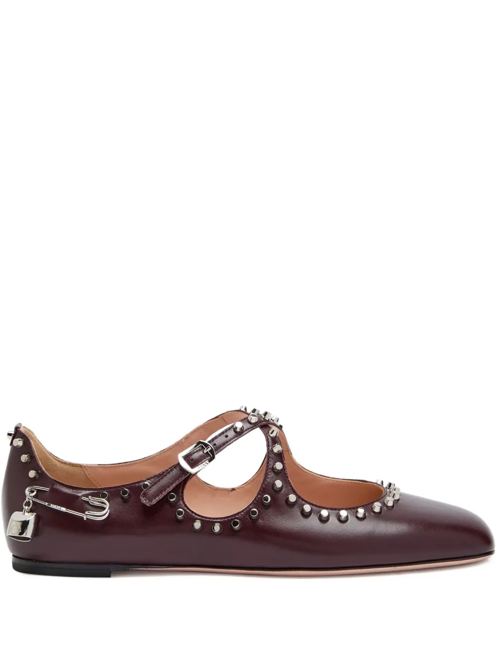 Bally Ballerina's met studs Rood