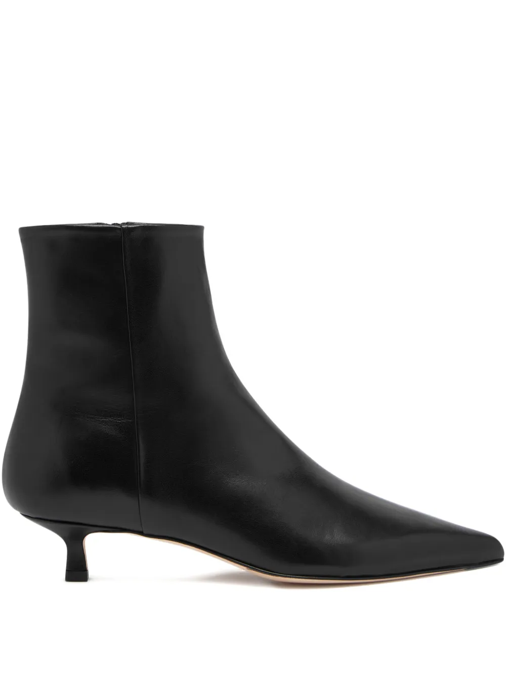 Aeyde Harriet pointed ankle boots Zwart