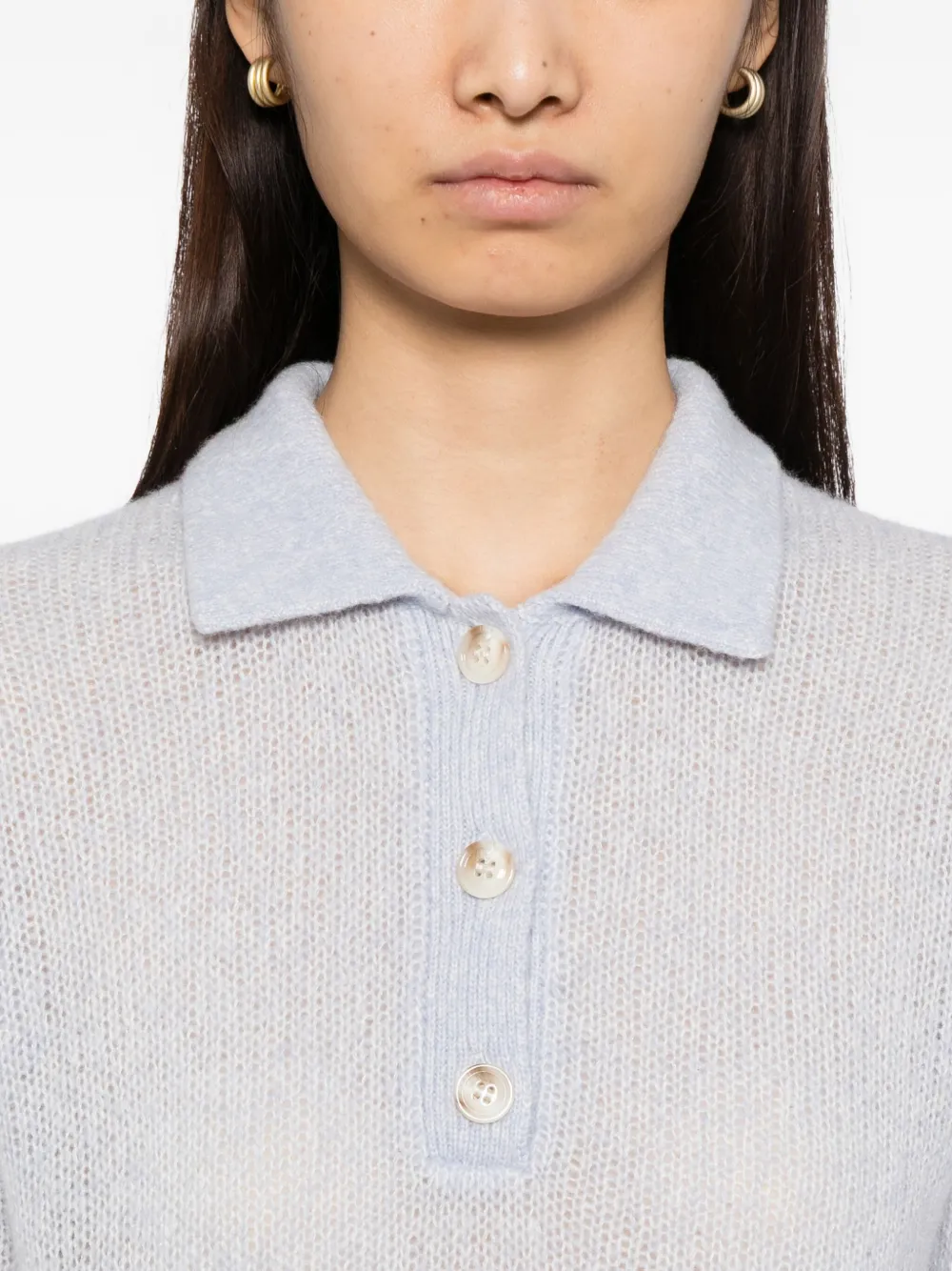 Lisa Yang Masy poloshirt Blauw
