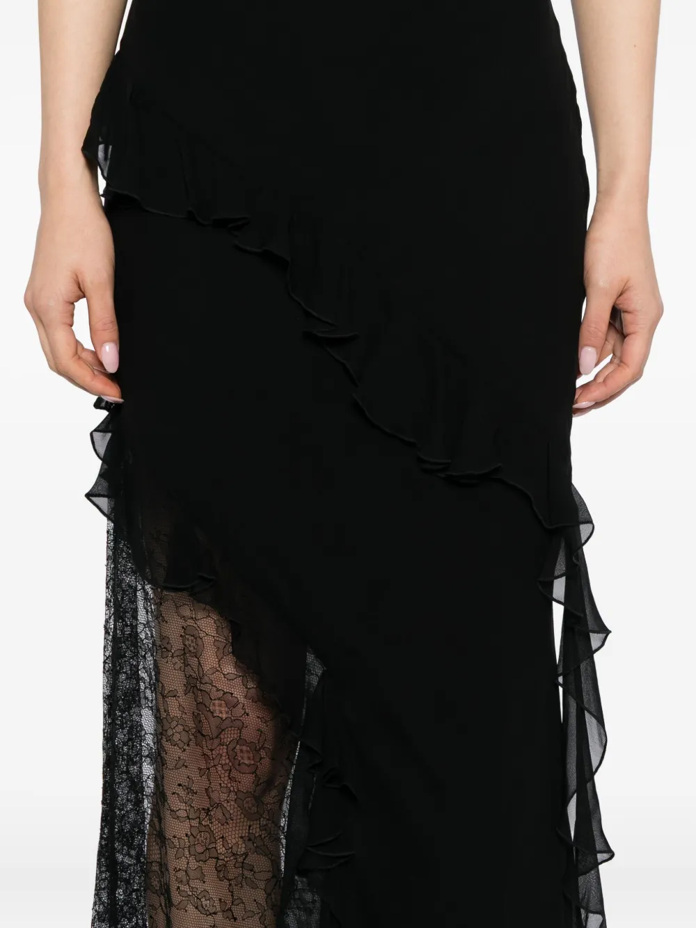 De La Vali Leste Maxi Dress In Black