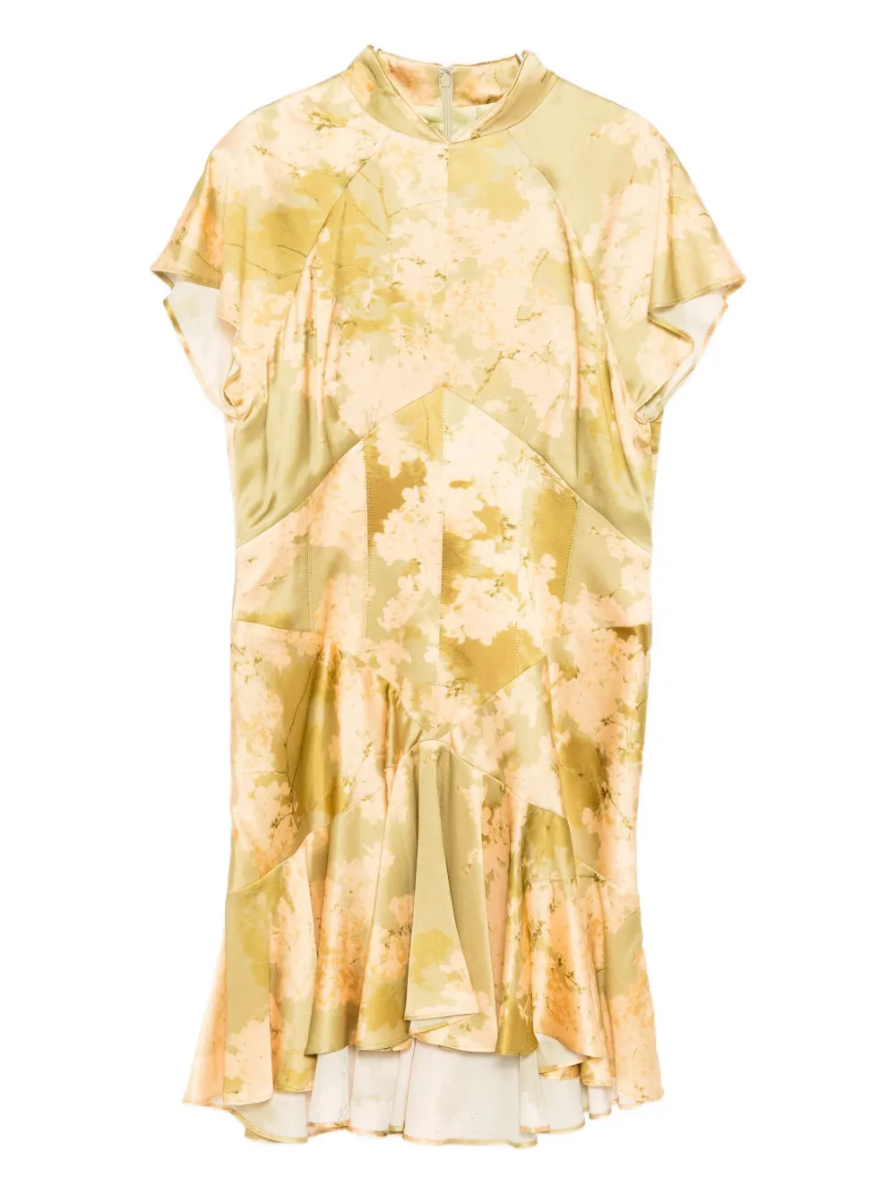De La Vali Alizee Mini Dress In Gold