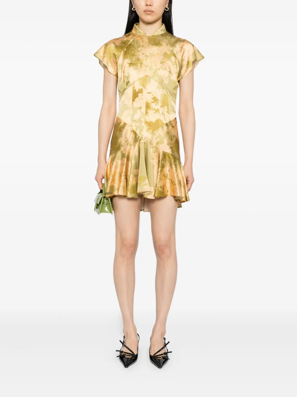 De La Vali Alizee mini-jurk - Goud