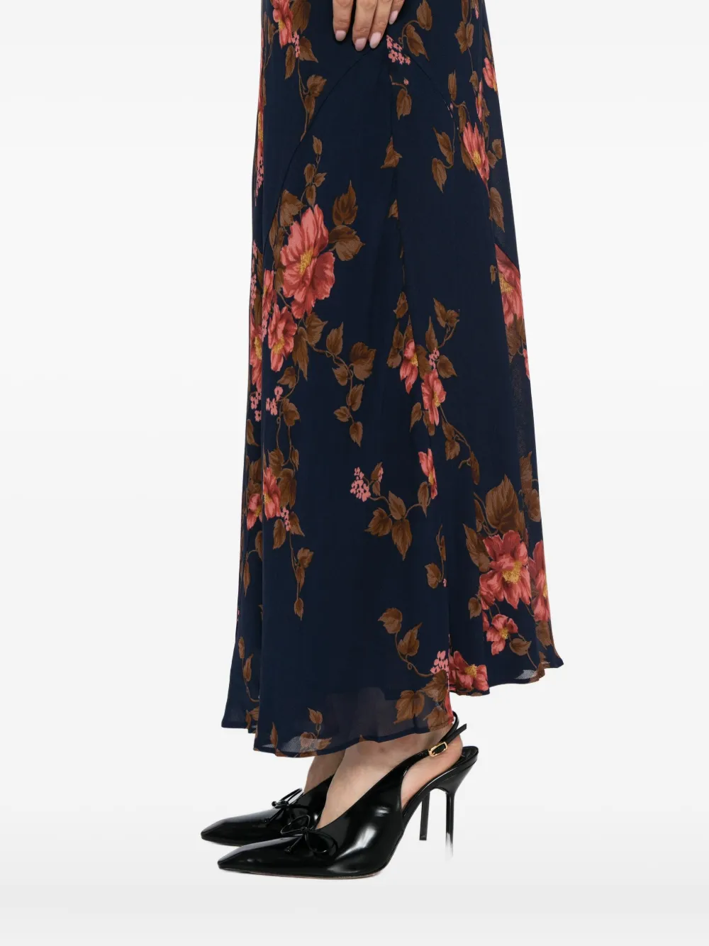 Reformation Prescott dress - Blauw