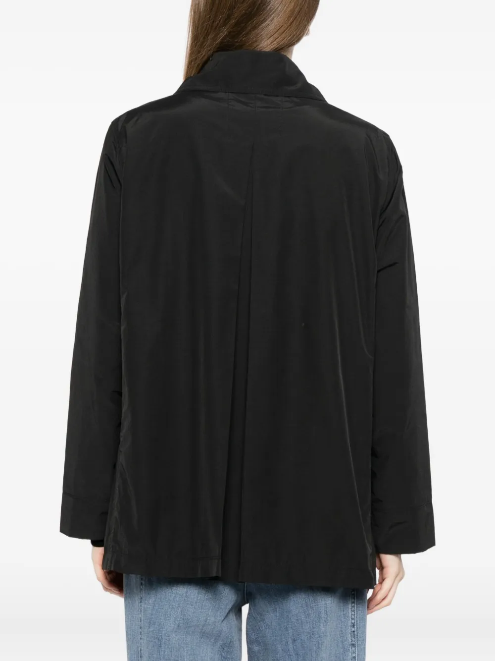 Eileen Fisher Double-breasted Blazer In Black