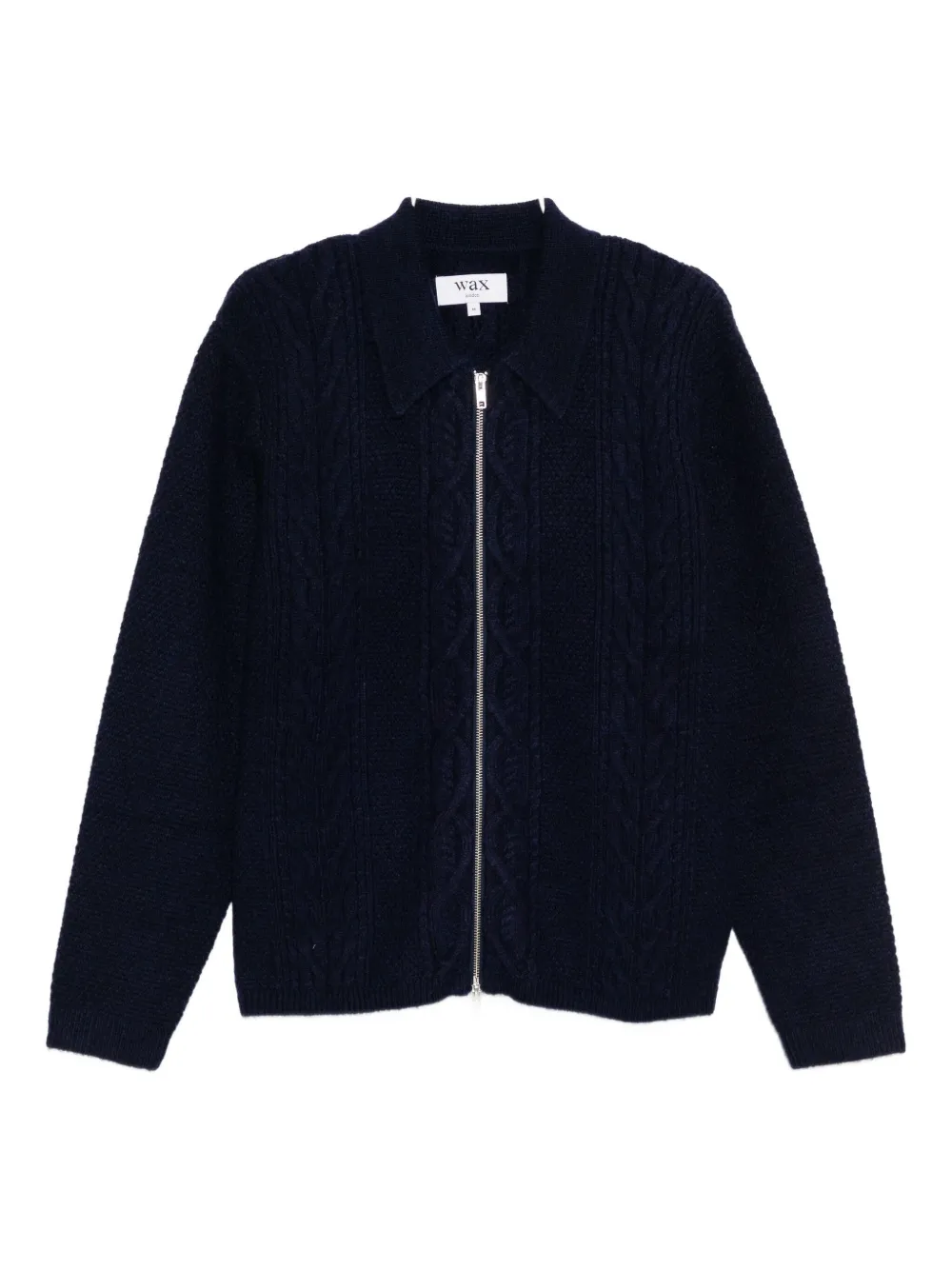 Wax London Friar zip knit jacket - Blu