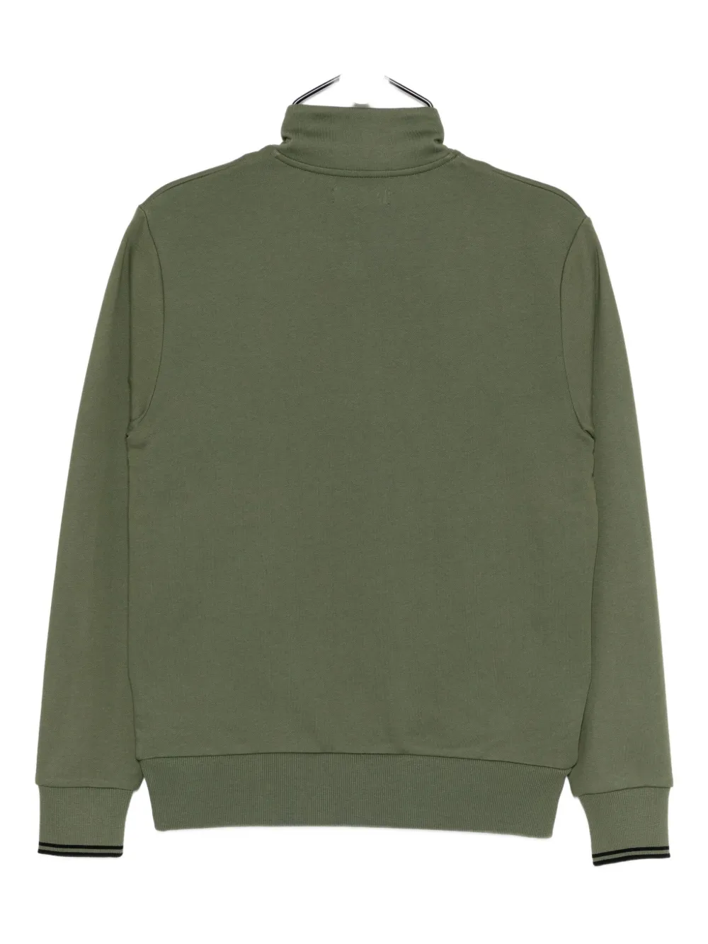 Fred Perry Sweater met geborduurd logo - Groen