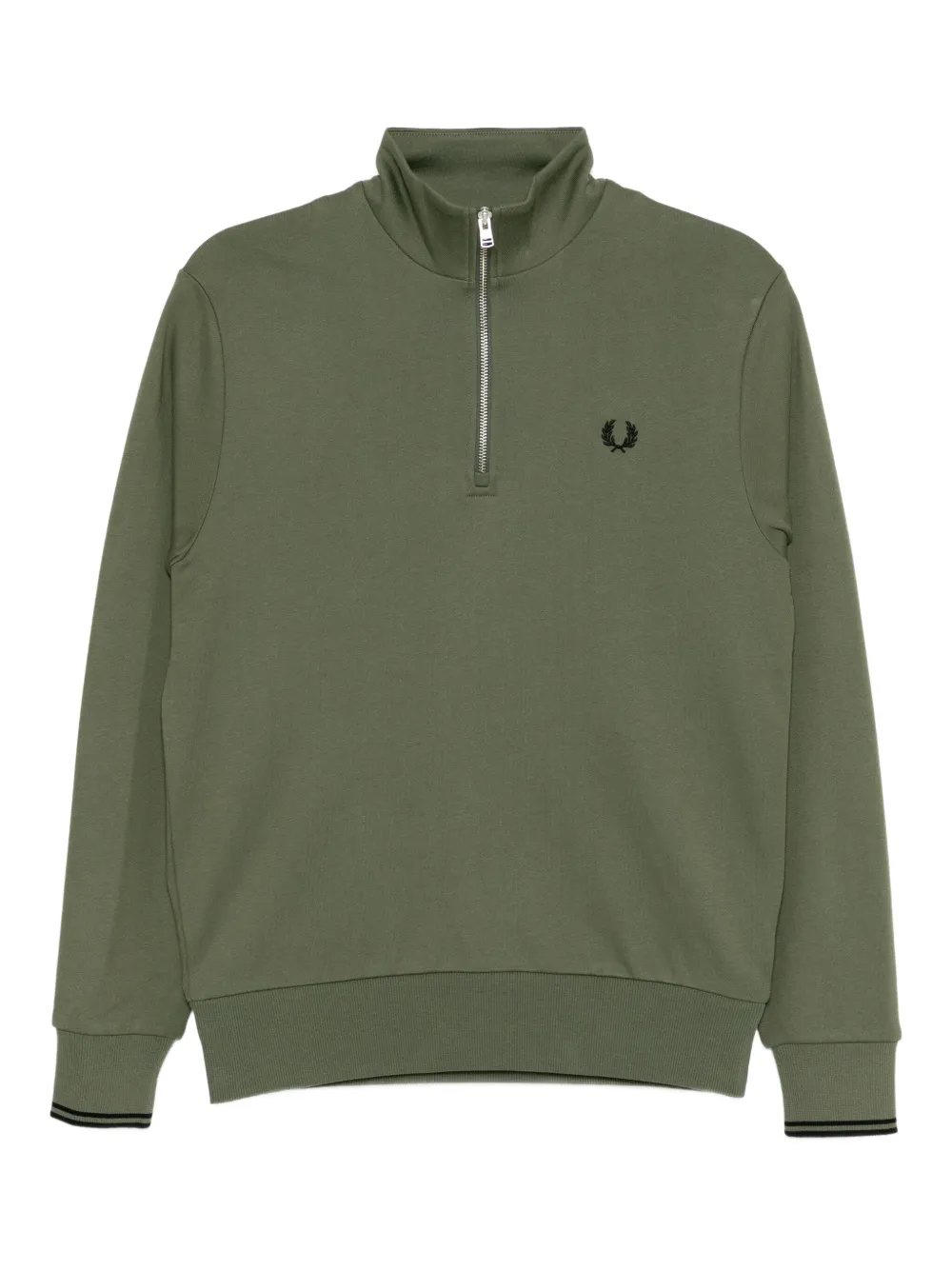 Fred Perry sudadera con logo bordado | verde | Image 1