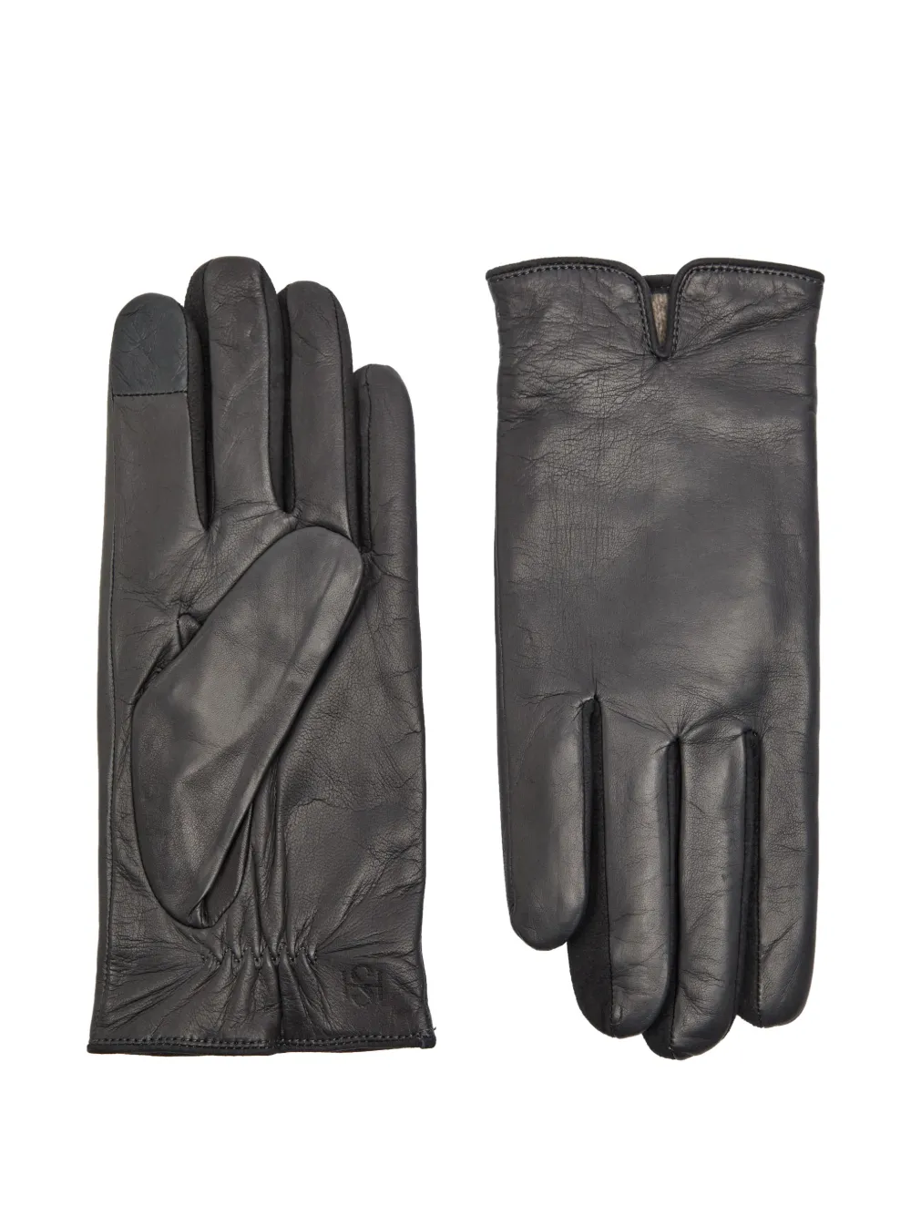 HANDSOME STOCKHOLM Essentials touch-screen gloves - Grigio