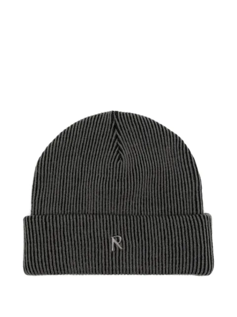 Represent logo-plaque beanie