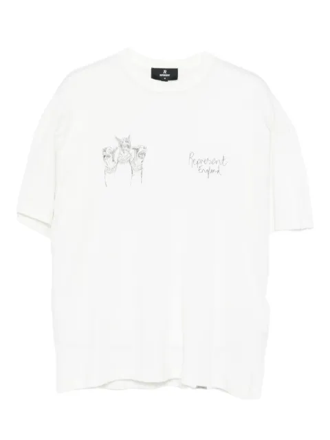 Represent T-Shirt mit Vollblut-Print