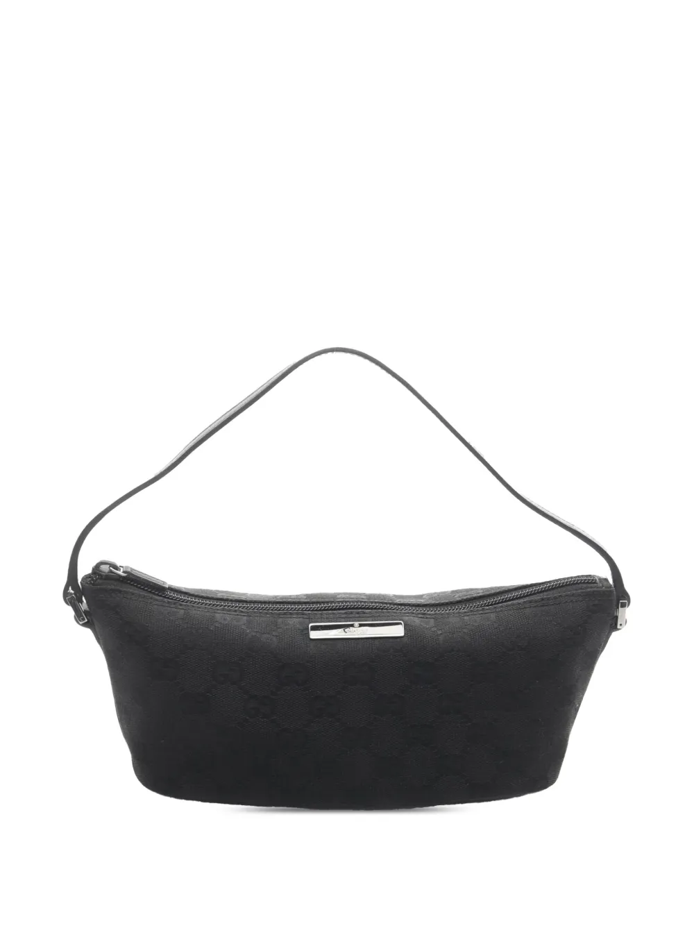 Gucci Pre-Owned 2000-2015 GG Canvas Boat shoulder bag - ブラック Gucci Pre-Owned 2000-2015 GG Canvas Boat shoulder bag - ブラック
