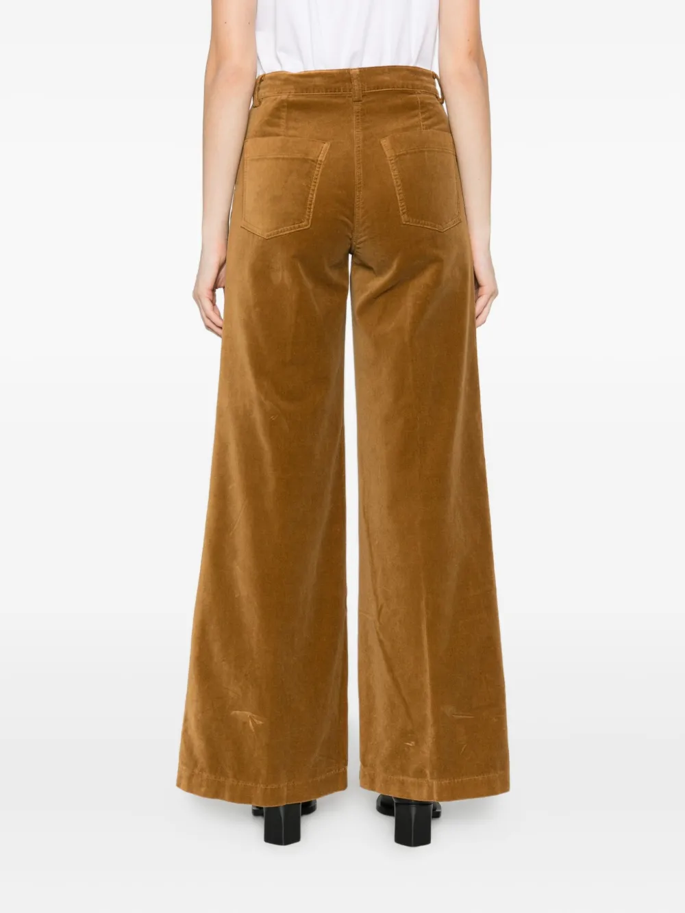 ASPESI Broek met zak Bruin